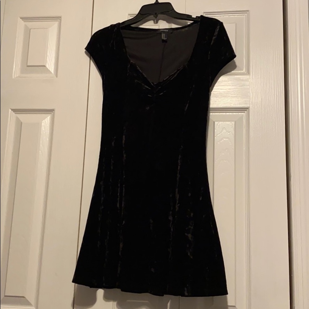 Forever 21 Black velvet dress
